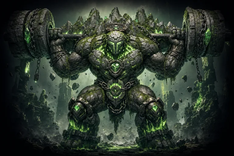 Squat Colossus, an opponent powered by your training
